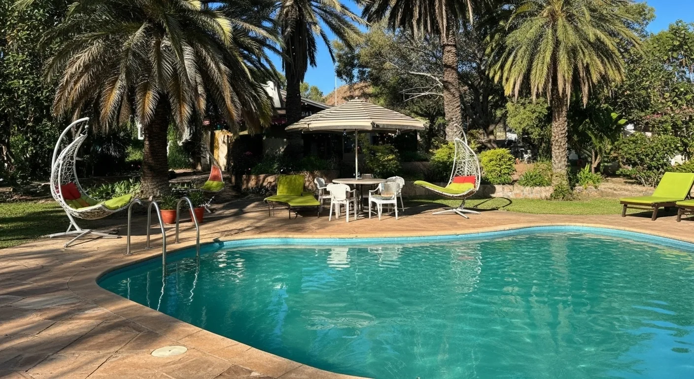 Pool and Landscaped Gardens